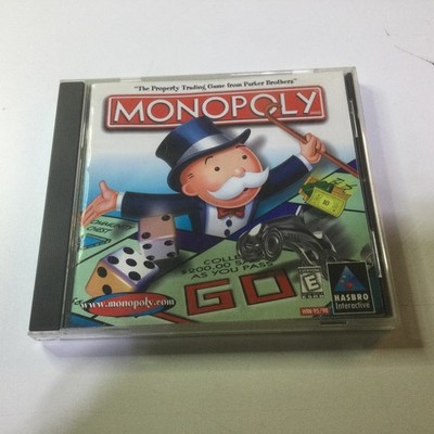 Monopoly PC CD-ROM Computer Game for Windows 95/98 Hasbro Interactive 1999 