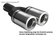 Ulter Sportauspuff Honda CIVIC 6 Fließheck 3-türig 96-01 2x80mm rund