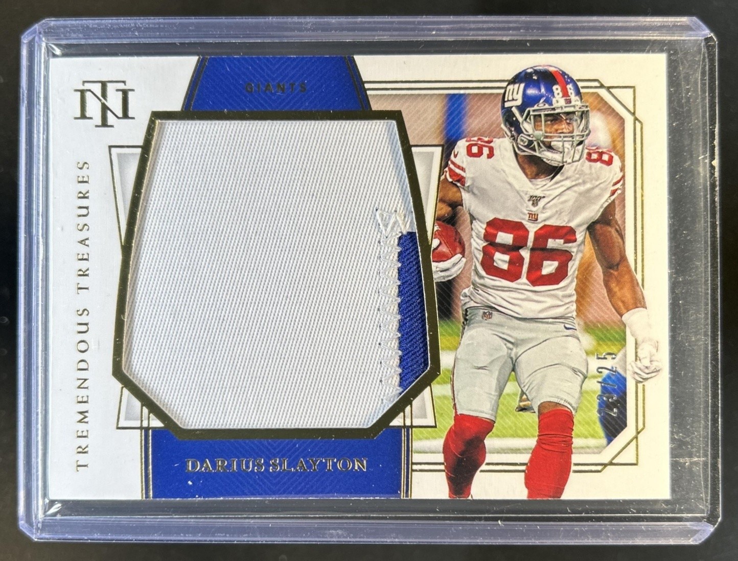 Darius Slayton Panini National Treasures Tremendous Treasures Rookies #TT40 Prime
