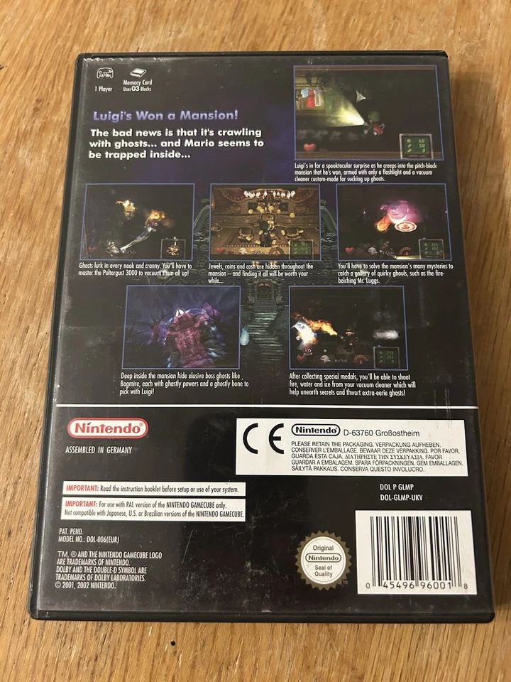 Luigi's Mansion (Nintendo GameCube) - PAL - Image 2 of 3