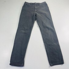 Lee Riders Vintage Jeans Black Straight Leg Men  s Size 33x32