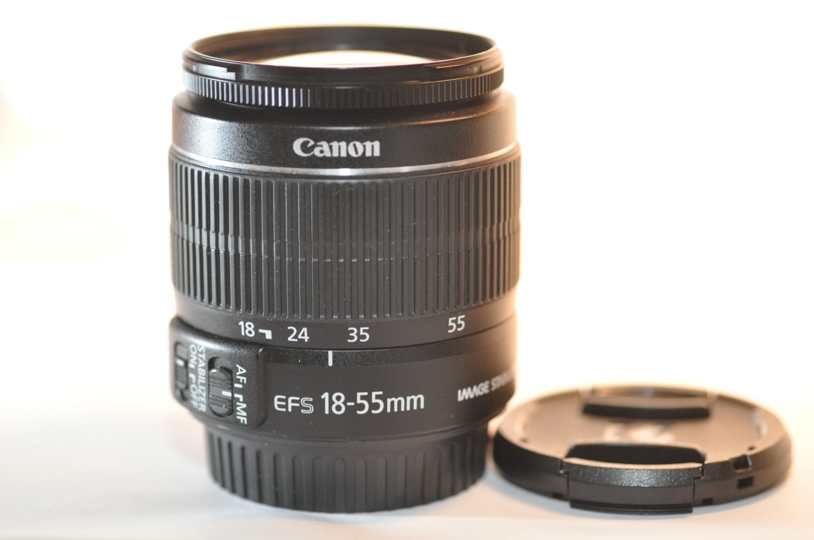 Canon EF-S 18-55mm f/3.5-5.6 IS lens READ NO AUTO focus manual OK NO RETURN