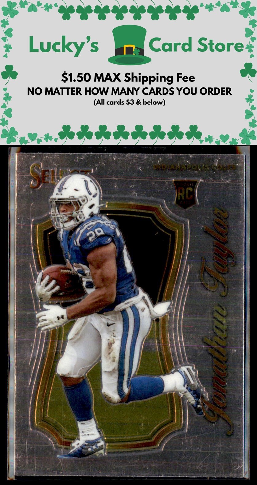 2020 Panini Select #SCR-16 Jonathan Taylor Select Certified Rookies