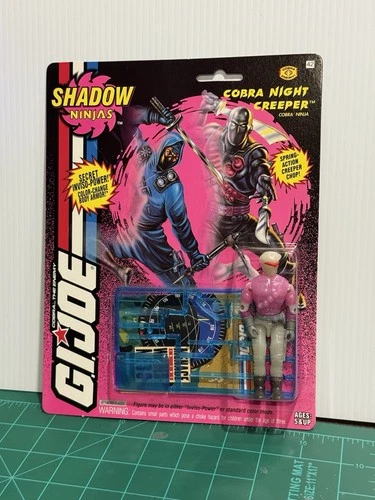 GI JOE 1994 SHADOW NINJAS COBRA NIGHT CREEPER MOC Sealed With Case