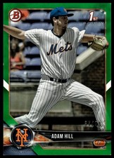 2018 Bowman Draft #BD-154 Adam Hill Green #/99