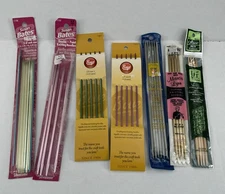 Double Point Knitting Needle Lot- New & Used, Boye, Bates, Clover & More