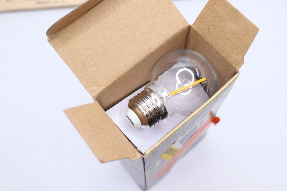 (4-Pack) Feit Electric E26 String Light LED Light Bulb, Warm White 2200K - Image 3 of 4