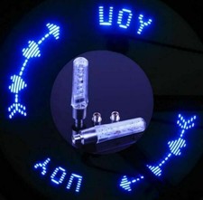 Blue LED Motorcycle Cycling Bike Bicycle Wheel Tire Valve Flash Light Lamp