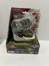 Jurassic World Rebirth Raptor T-Rex Micro Adventure Playset T-Rex Head Rare Find