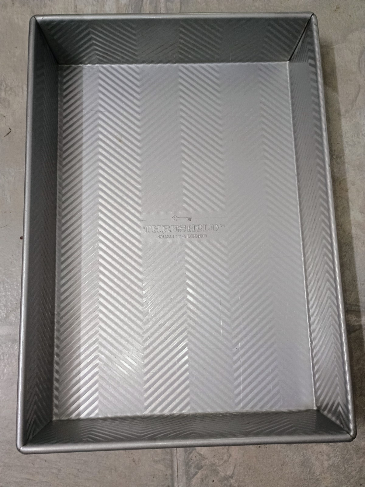 Vintage Threshold Quality&Design aluminum Cake Pan, Rectangular 13x9", EXC cond