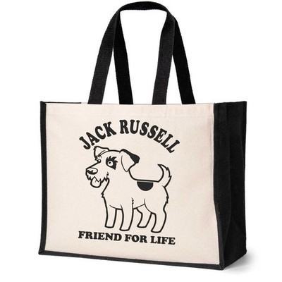 Jack Russell Tasche Hundeliebhaber Geschenk Damen Canvas Shopper