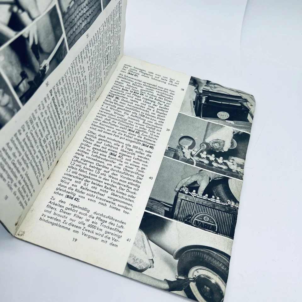 Manual de instrucciones BMW Isetta Export modelo 1957 coche antiguo culto clásico scooter Foto 3 de 4