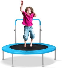 Mini Trampoline Kids Indoor Toddler Trampoline W/ Handle Child Small Rebounder