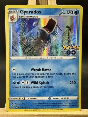 Gyarados Holo Rare Pokemon Go 022/078 LP | eBay Gyarados Holo Rare Pokemon Go 022/078 LP | eBay