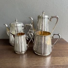 Stunning Victorian Antique EPNS silver plated 4pc tea coffee pot set