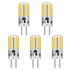 5Pack GY6.35 LED Bulb 12V 4W Daylight White 6000K Replace 30W Halogen FROM USA