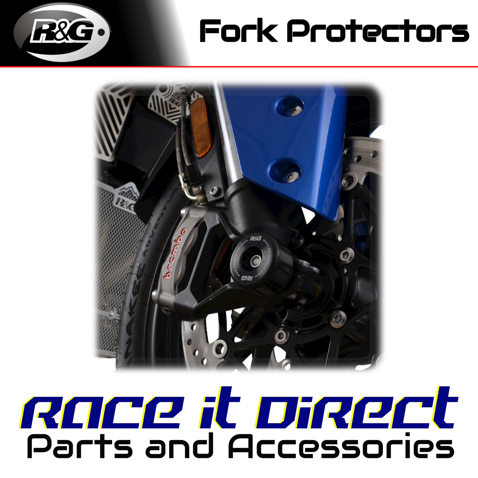 Fork Protectors for Triumph Tiger 1200 Rally Explorer 2022-2026 R&G