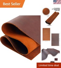 Full Grain Cowhide Leather Sheet, 2Mm Thick, Square Pieces for Crafts