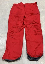 Columbia Bugaboo Omni Tech Lined Insulated Waterproof Ski Pants Mens XXL Red