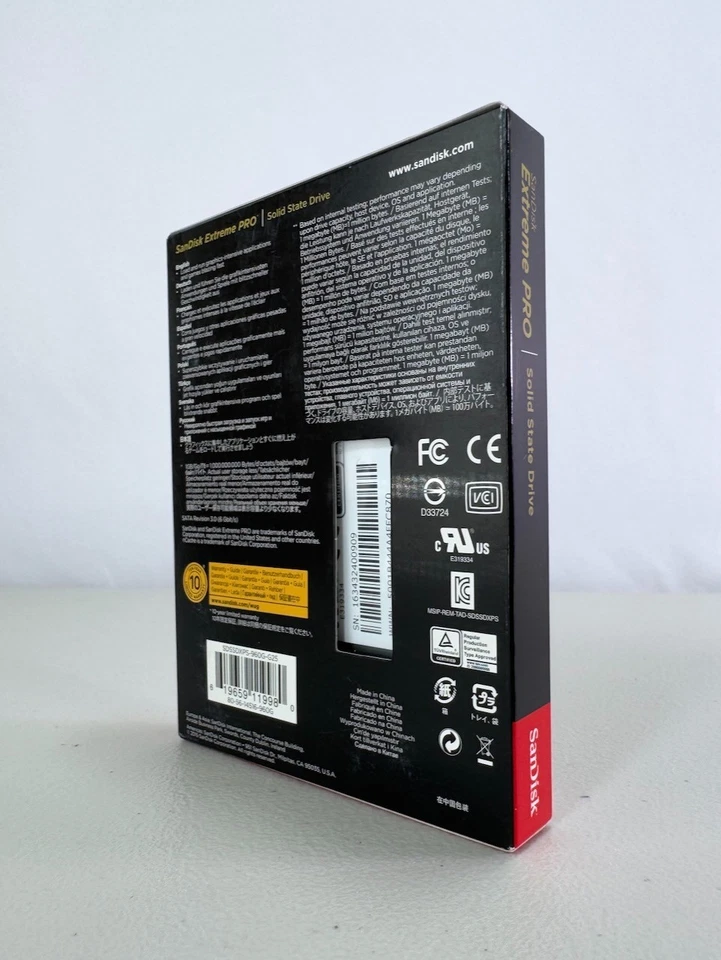 NEW SEALED! SanDisk SDSSDXPS-960G-G25 Extreme PRO 2.5" 960GB Internal SSD - Image 2 of 2