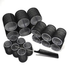 19-35pcs/Set Hair Roller Sets 18pcs Plastic Self Grip Heatless Hair Curlers 3