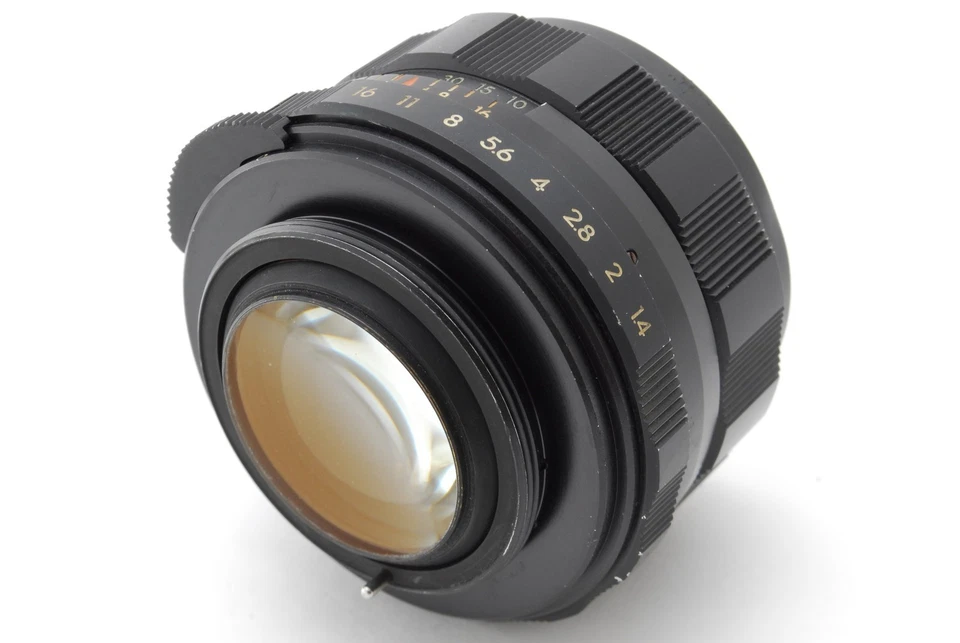 Lente 8 elementos [Exc+5] Pentax Super Takumar 50 mm f1,4 MF montaje M42 de JAPÓN Foto 3 de 4