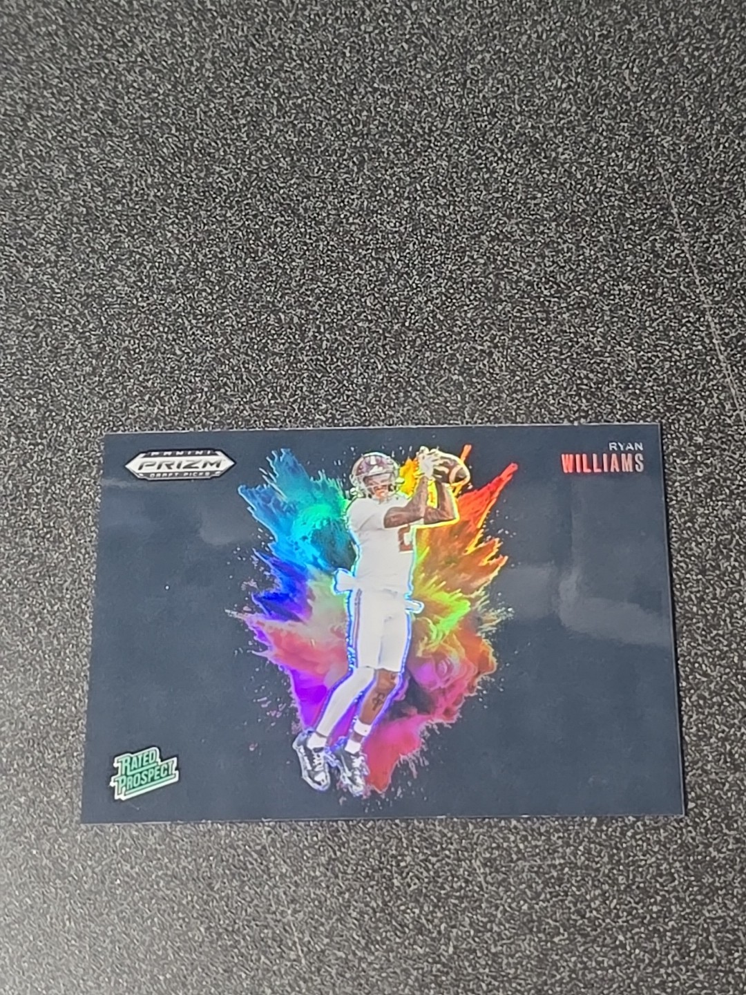 2025 Panini Prizm Draft Picks Black Color Blast #5 Ryan Williams SP