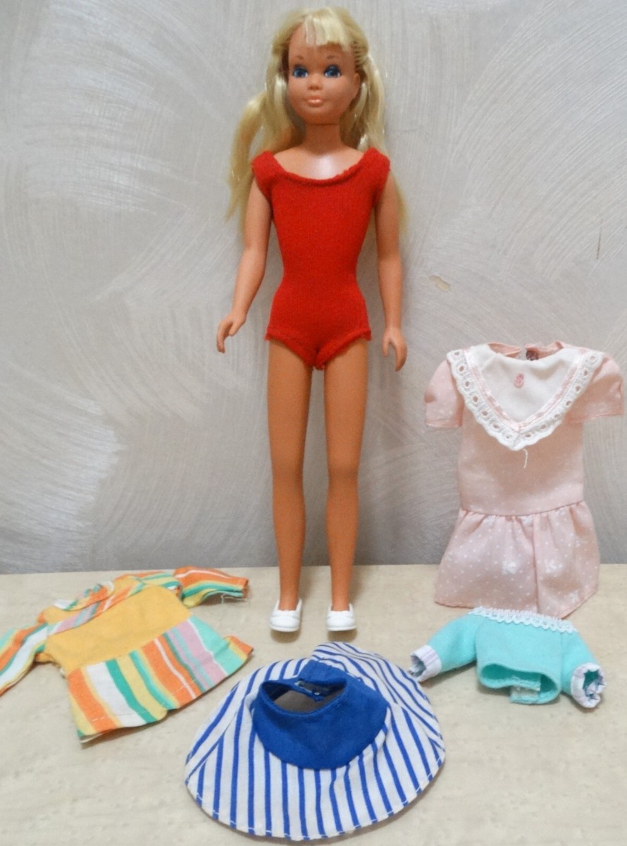 バービー 人形 ビンテージ レトロ skipper Vintage 1967 Mattel Barbie Skipper Twist N Turn Doll Made In