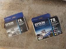 2023 Genuine Set Epson 78 Ink T0781-T0786 Stylus Photo R260-RX680 ARTISAN 50 New