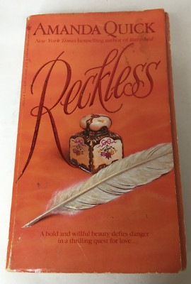 Vintage Reckless by Amanda Quick 1992 1st Edition Paperback Book With Stepback
