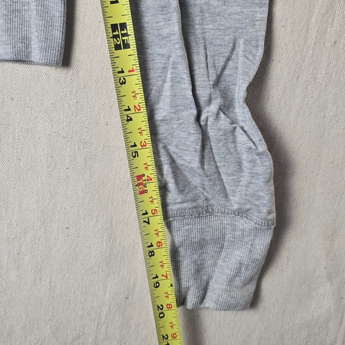 Women's Size XS Gray Lightweight Hooded Long Sleeve Top - Picture 6 of 15