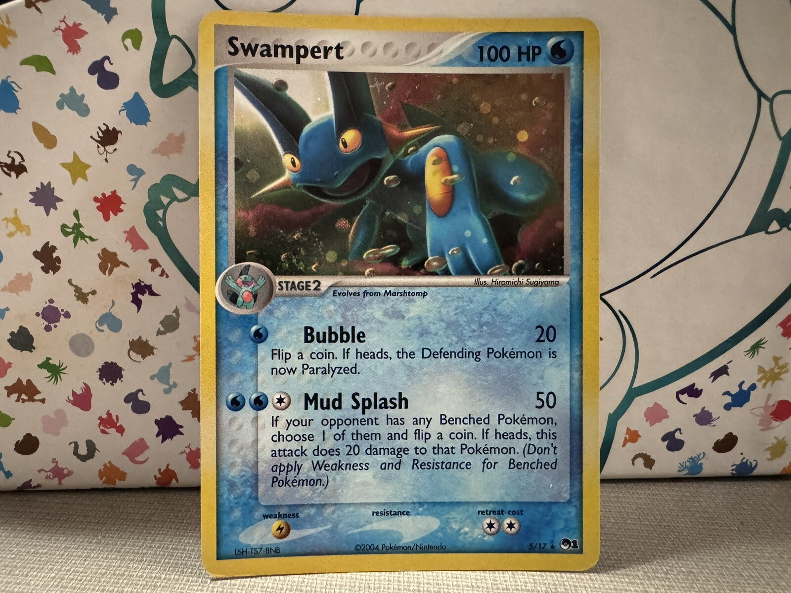 Swampert 5/17 Holo 2004 POP Series 1 Pokémon Card NM