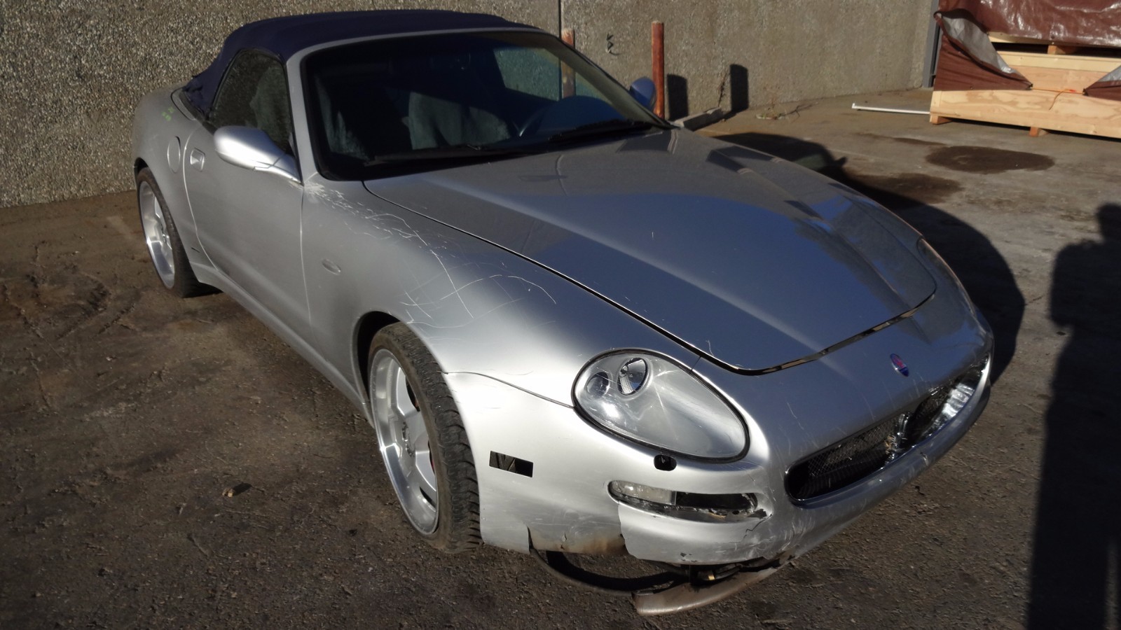 Maserati Coupe, Spyder, Rear Bumper Reinforcement, Used, P/N 66300700