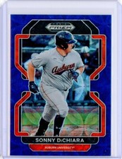 2022 Panini Prizm Draft Picks SONNY DICHIARA Blue Kaleidoscope RC Rookie 7/15
