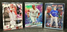 Joey Votto 3 Card Lot of Base Cards and Stars of MLB Insert - Cincinnati Reds