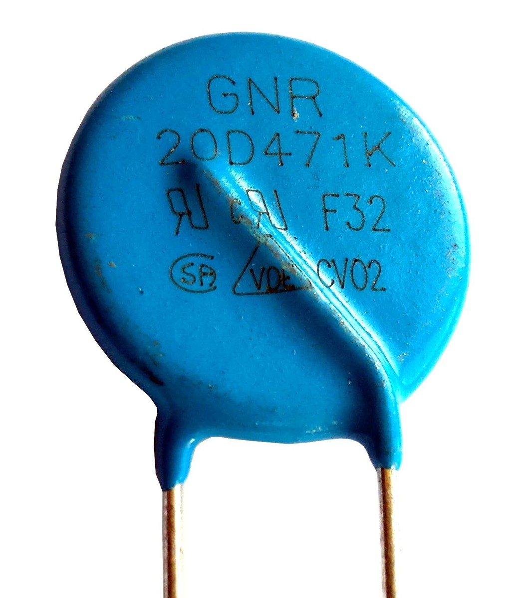 GNR20D471K METAL OXIDE VARISTOR, EMC SUPPRESSION FILTER, GNR