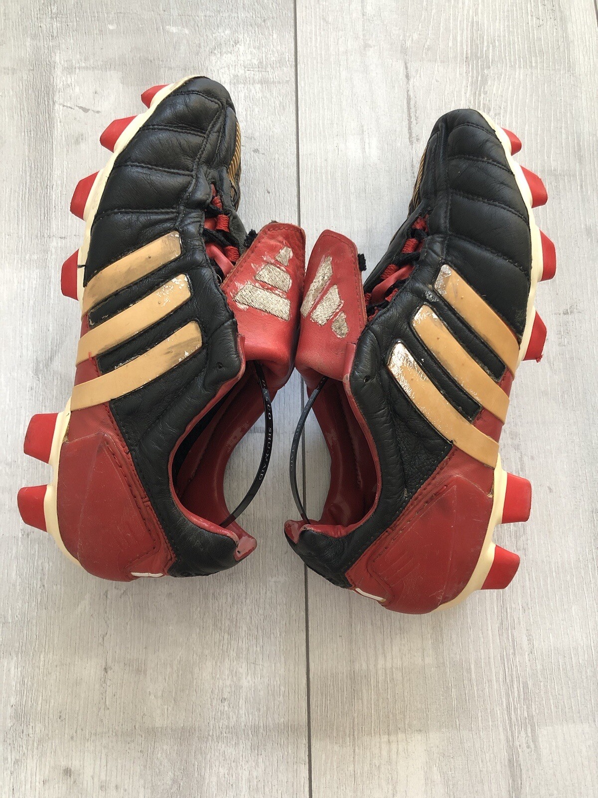 Adidas Predator Mania FG Leather Football Cleats Boots US7 1/2 UK7 EUR40 1/3