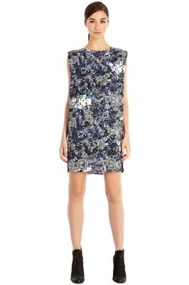 warehouse fluro leopard print dress