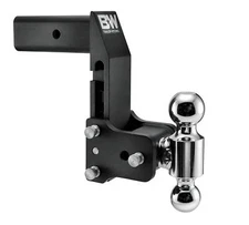 B&W Trailer Hitches Trailer Hitch Ball Mount - 2.5 Model 10 Blk T&S Dual Ball fo