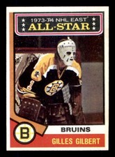 1974 Topps Hockey #132 Gilles Gilbert (All-Star) NM/MT *d3