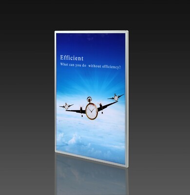 2 XA2 ULTRA SLIM 10MM BLACK BORDER MENU LIGHTBOX POSTER DISPLAY SCHILD BOX RESTURA