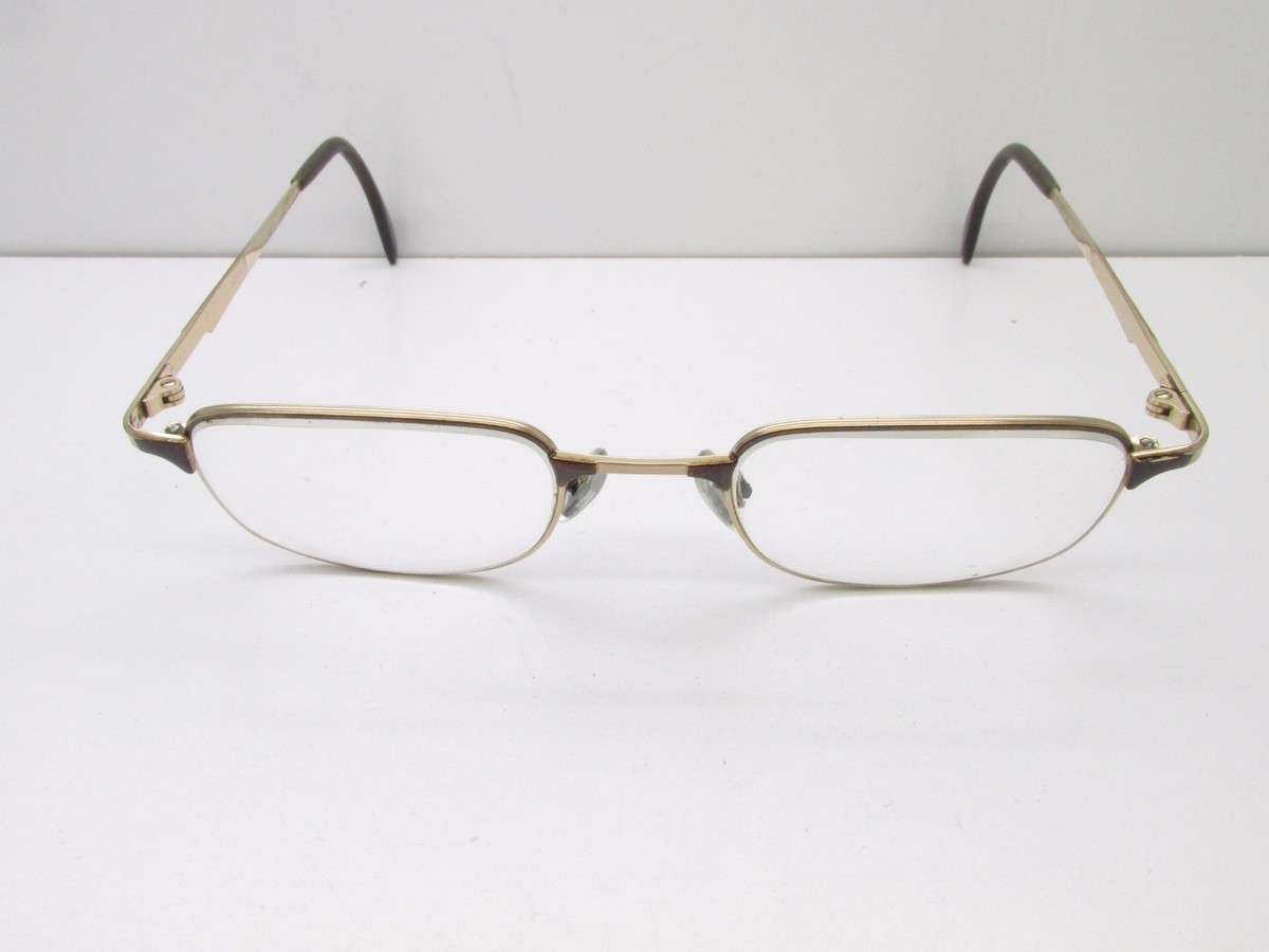 Cazal 776 EYEGLASSES FRAMES 50-21-135 Gold Rectangle TV6 34931 | eBay