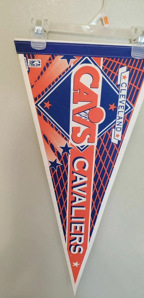 CLEVELAND CAVALIERS NBA RETRO FELT PENNANT BASKETBALL 12X30 - Image 2 of 2