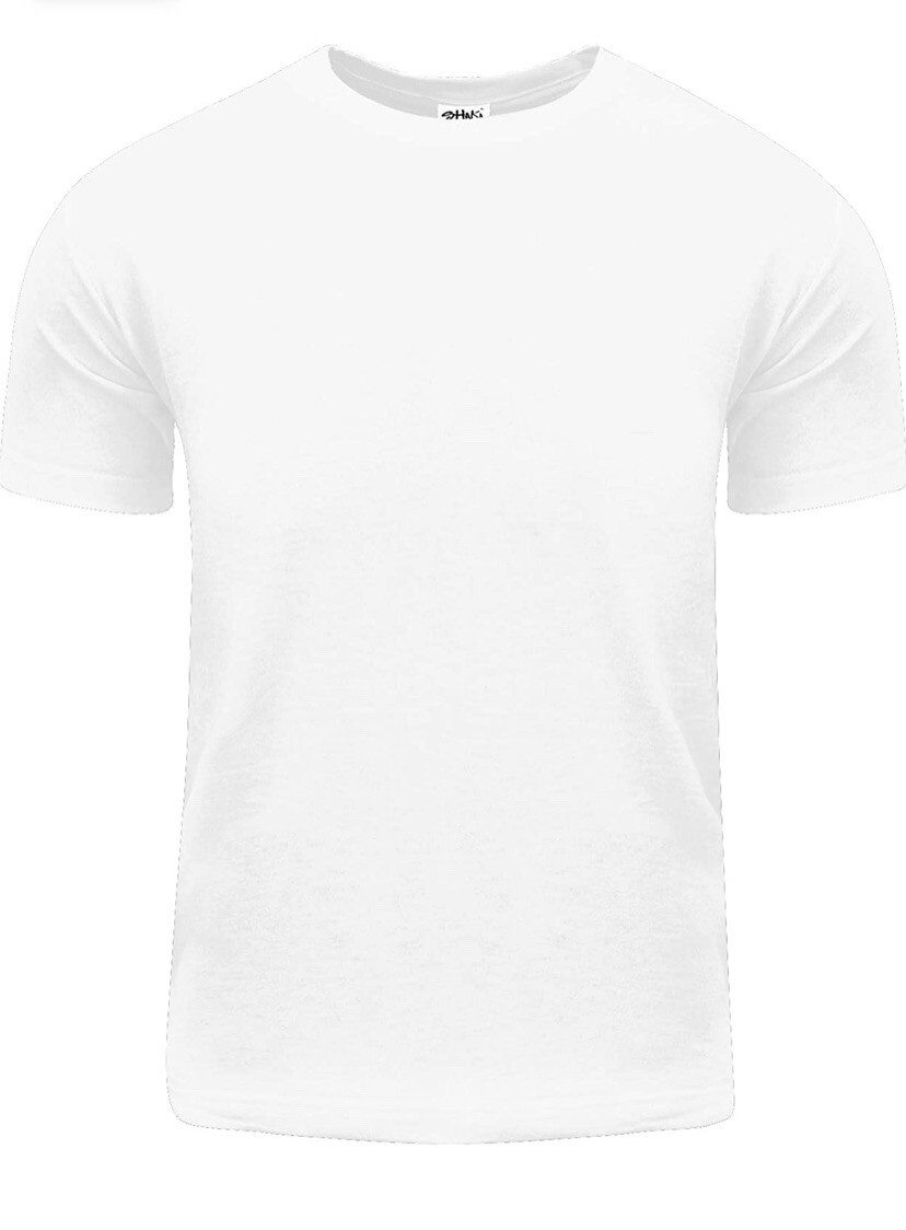 Shaka Wear Men's Cotton TShirt Short Sleeve Basic Crew Neck Tee