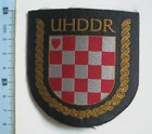 CROATIA ARMY PATCH UHDDR War Volunteers Association Military ORIGINAL UNUSED