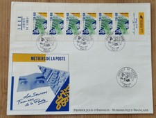 Enveloppe grand format 1er jour 1990 Journée du timbre n°BC2640A Timbres France