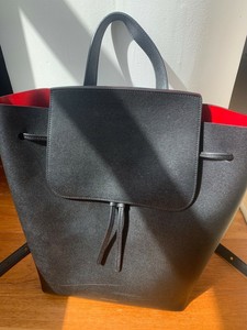 mansur gavriel black backpack