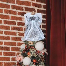 Angel Treetop 12" Delicate Angel Figurine for Xmas Tree