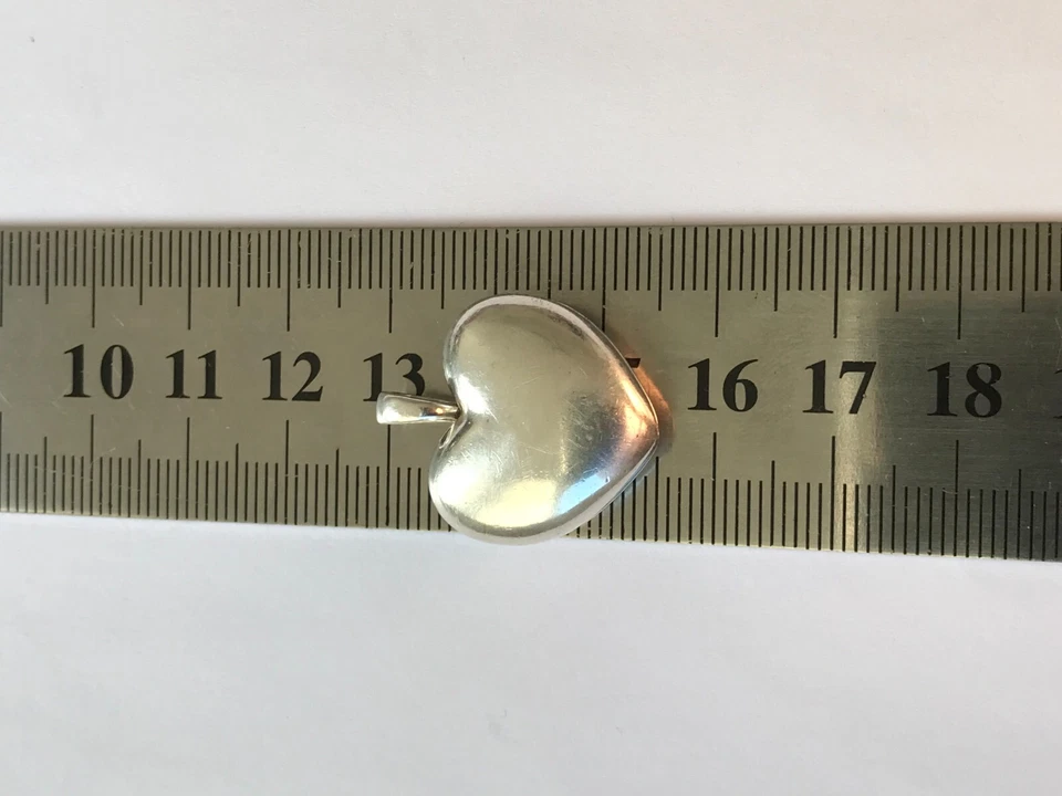 Pandora ALE 925 Plata Corazón Medallón Colgante con Circonita Cúbica Colgante Corazón Foto 3 de 4