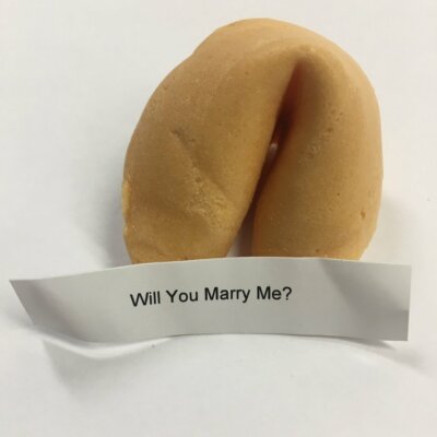 Will You Marry Me?  Fortune Cookie Engagement Surprise!